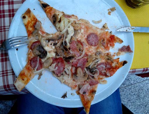 pizza pirana